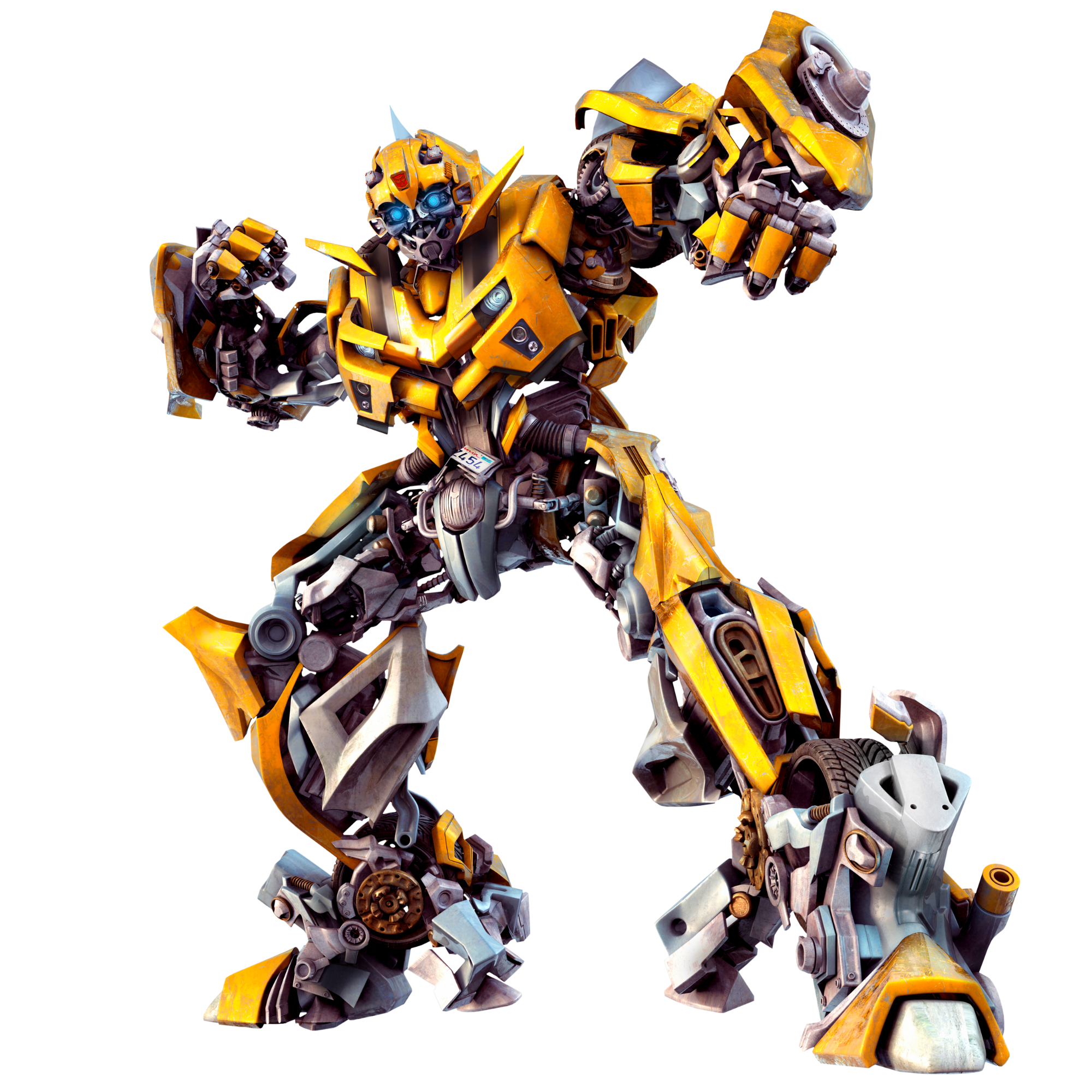 Textilní samolepka Transformer Bumblebee